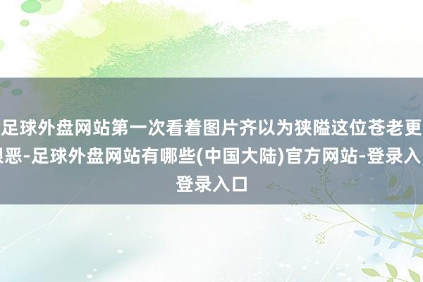 足球外盘网站第一次看着图片齐以为狭隘这位苍老更狠恶-足球外盘网站有哪些(中国大陆)官方网站-登录入口