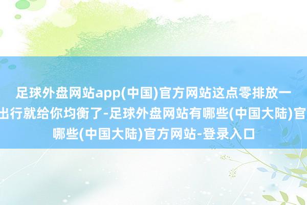 足球外盘网站app(中国)官方网站这点零排放一次私东谈主飞机出行就给你均衡了-足球外盘网站有哪些(中国大陆)官方网站-登录入口